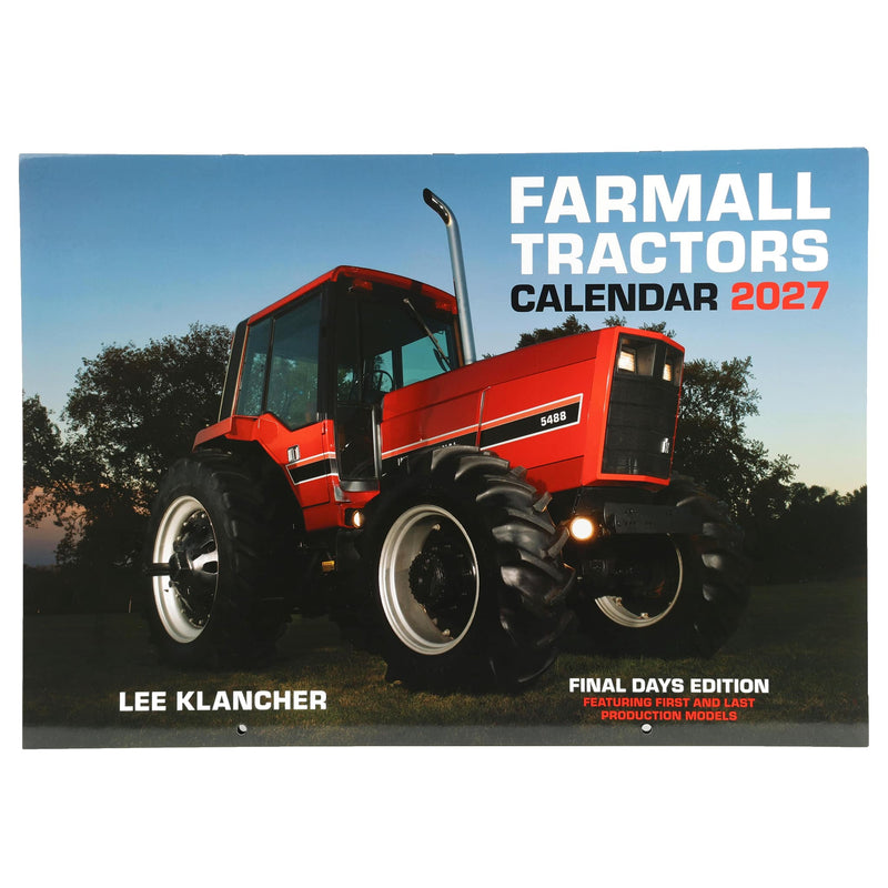 2027 Farmall Tractors 12 Month Calendar, 17in x 12in