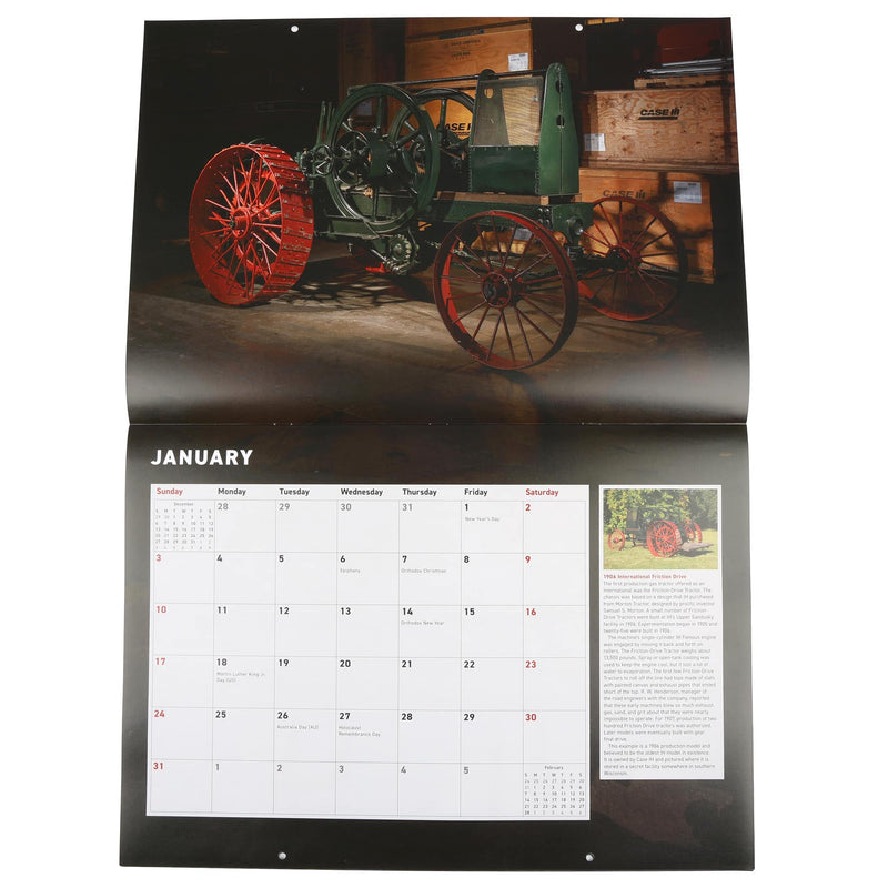 2027 Farmall Tractors 12 Month Calendar, 17in x 12in