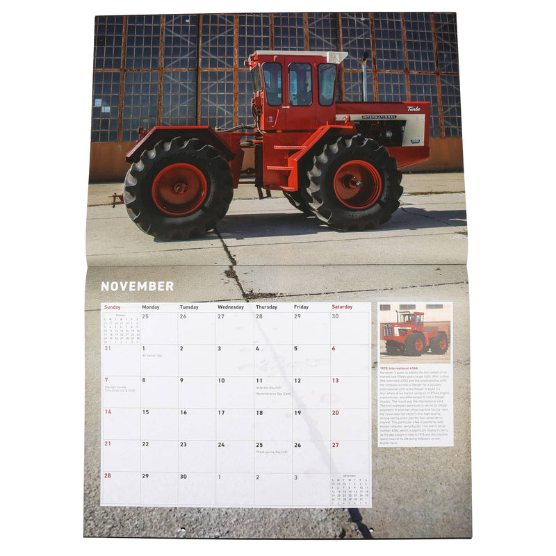 2027 Farmall Tractors 12 Month Calendar, 17in x 12in