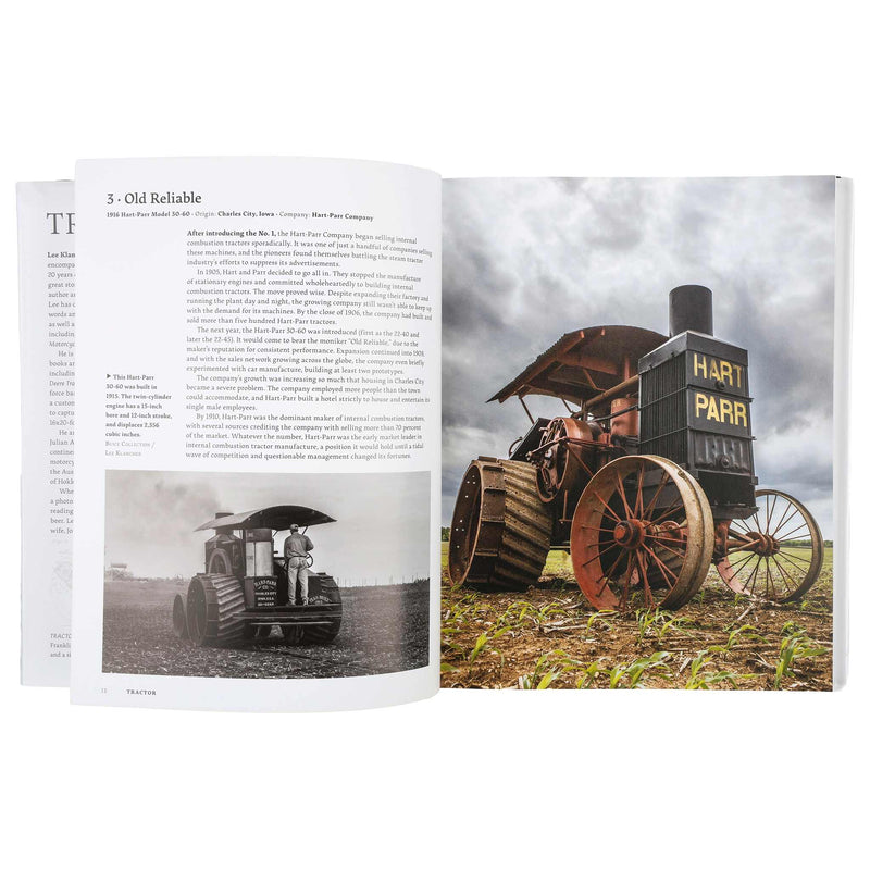 Limited Edition Red Cover Tractor Book by Lee Klancher