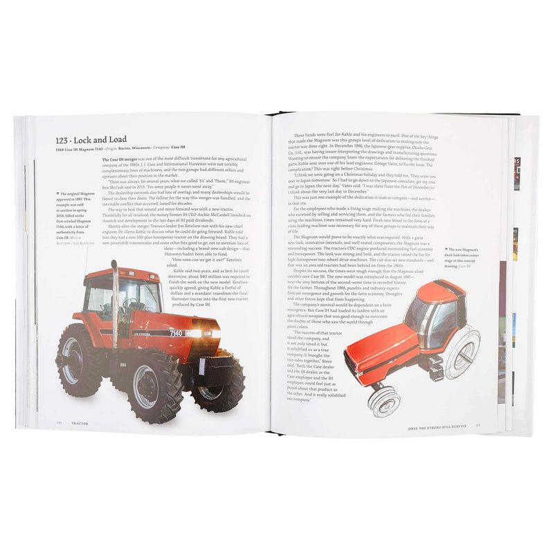 Limited Edition Red Cover Tractor Book by Lee Klancher