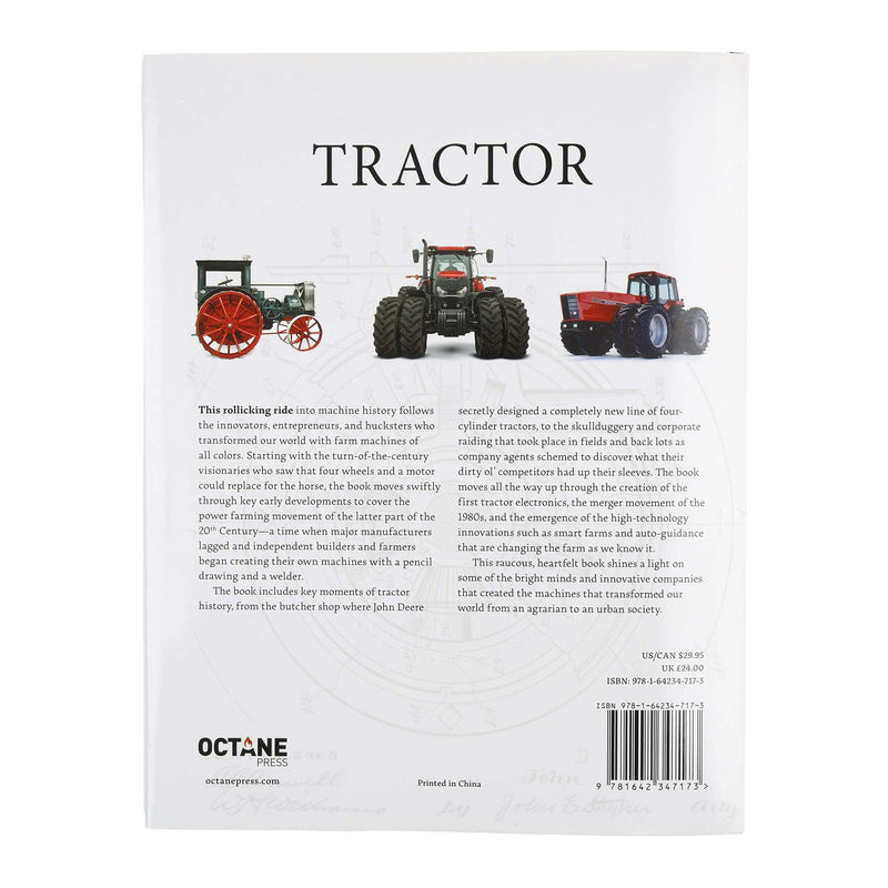 Limited Edition Red Cover Tractor Book by Lee Klancher