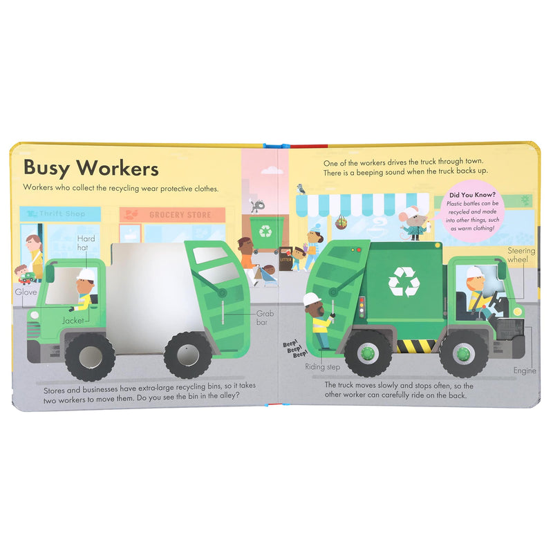 How It Works: Recycling Truck by Dee Costello - Board Book