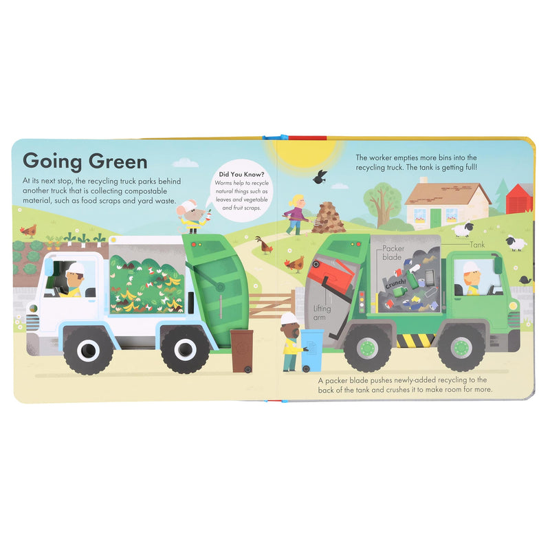How It Works: Recycling Truck by Dee Costello - Board Book