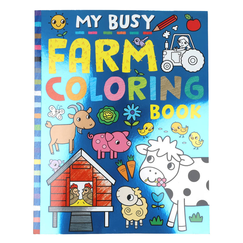 My Busy Farm Coloring Book - Paperback Book