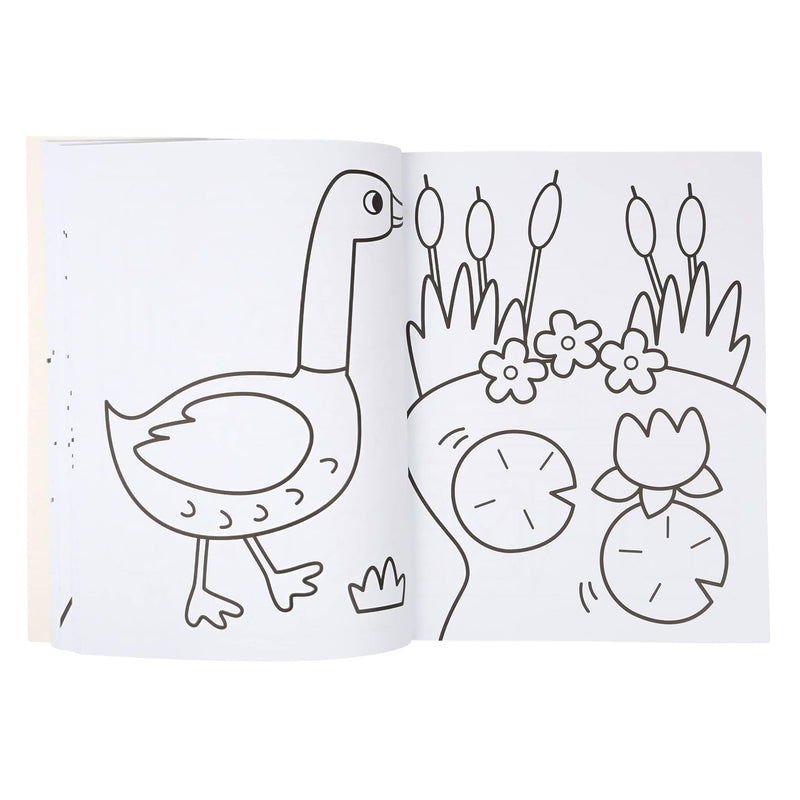My Busy Farm Coloring Book - Paperback Book