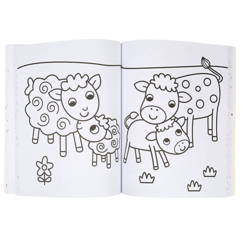 My Busy Farm Coloring Book - Paperback Book