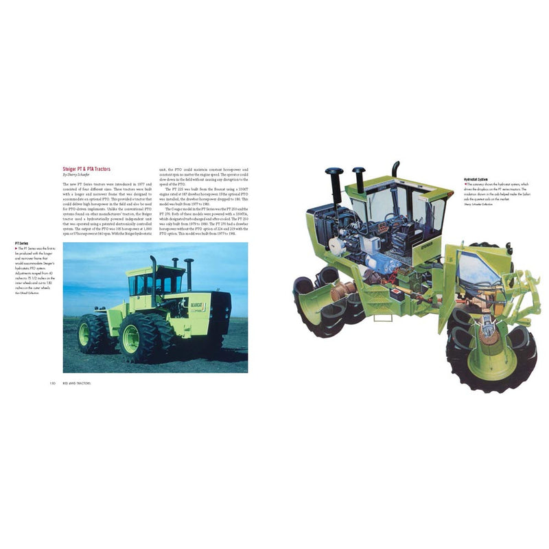 Collector's Edition RED 4WD Tractors 1957-2017 High Horsepower IH, Steiger, Case and Case IH Hardbound 384 Page Book