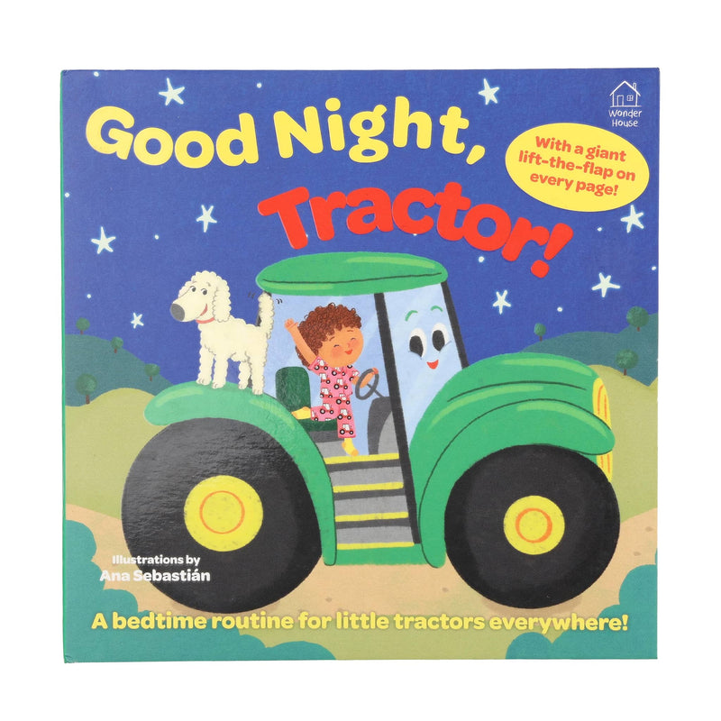 Lift the Flap Sleep Tight Tractor by Ana Sebastian - Board Book