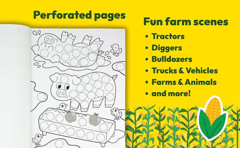 John Deere Kids Dot Marker Activity Coloring Book