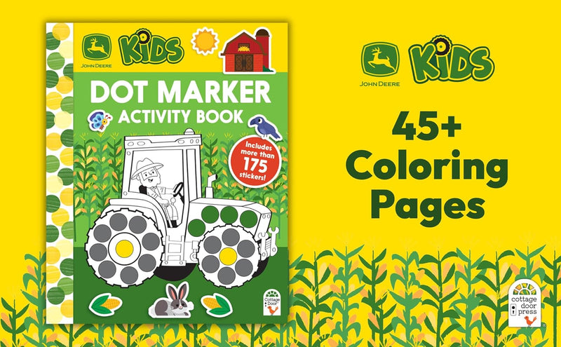 John Deere Kids Dot Marker Activity Coloring Book
