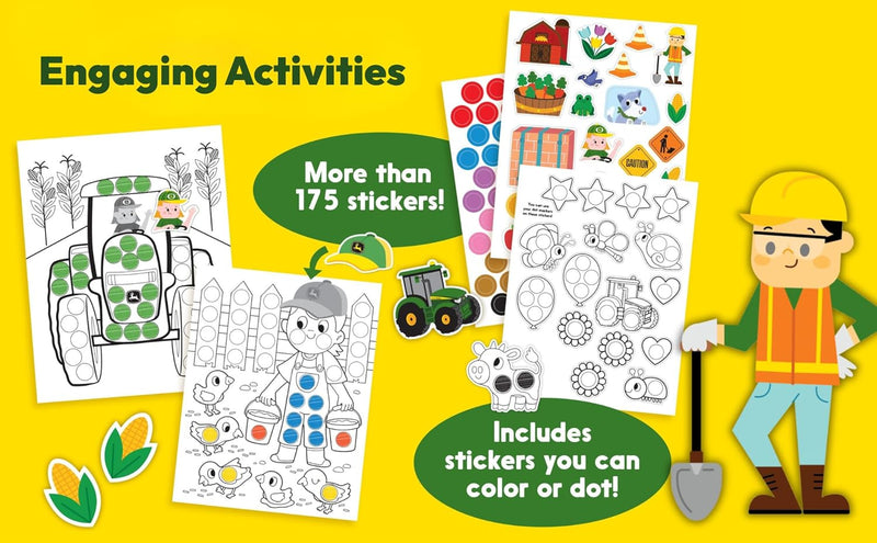 John Deere Kids Dot Marker Activity Coloring Book