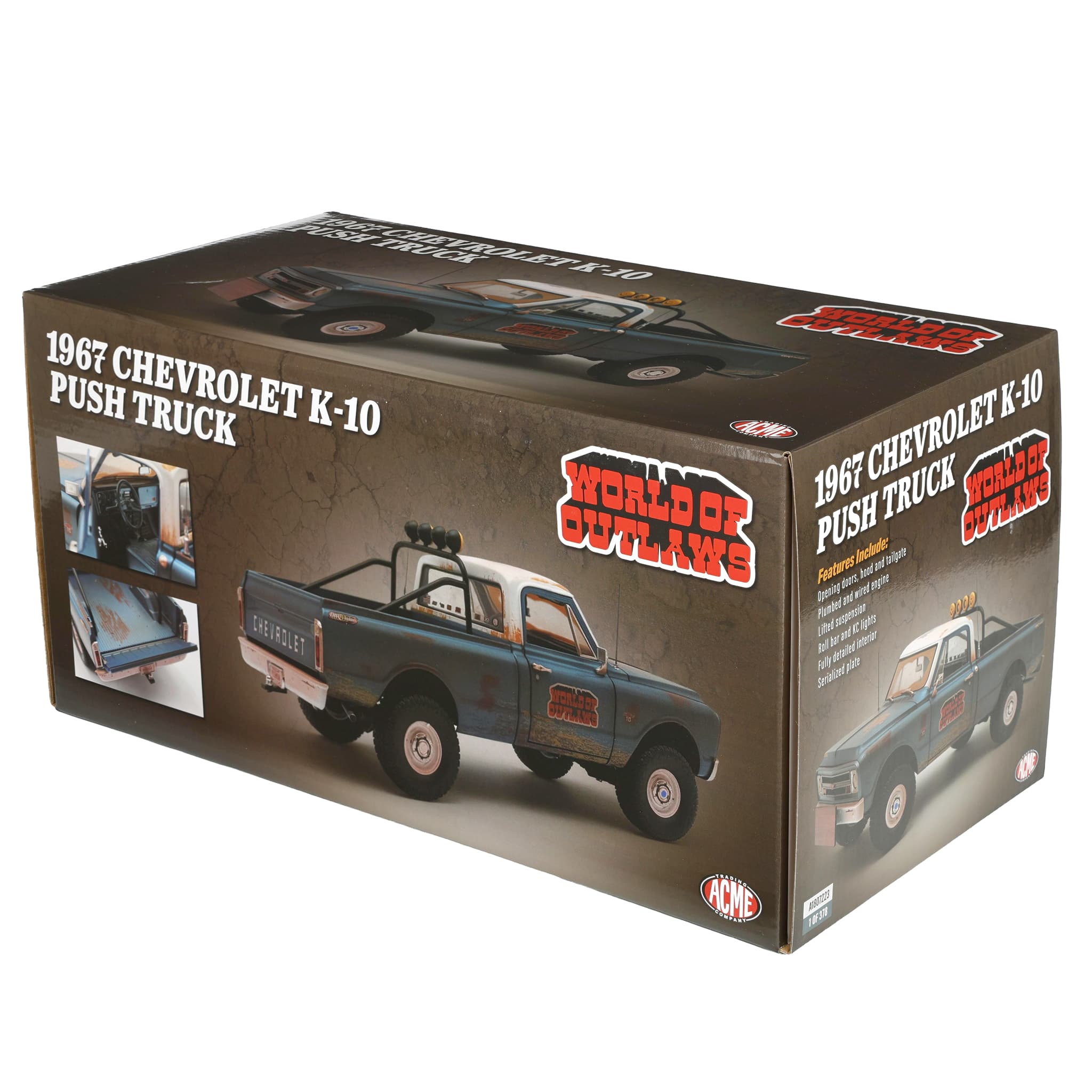 1/18 1967 Chevrolet K10 World of Outlaws Push Truck by ACME