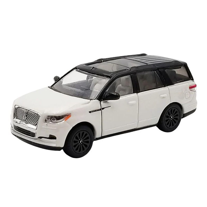 1/64 2024 Lincoln Navigator SUV, Pristine White Metallic by ACME Diecast