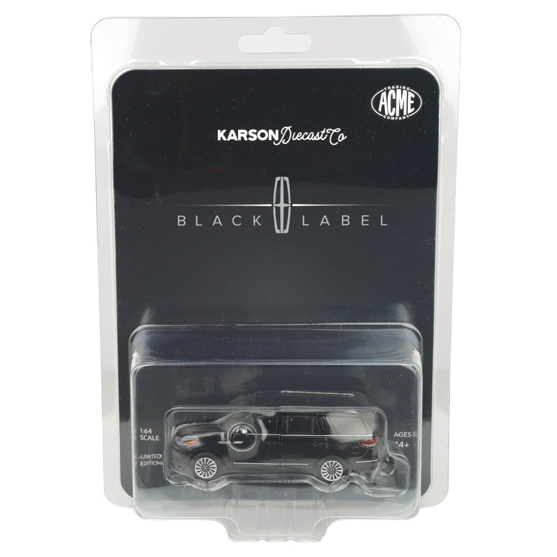1/64 2024 Lincoln Navigator SUV, Infinite Black by ACME Diecast