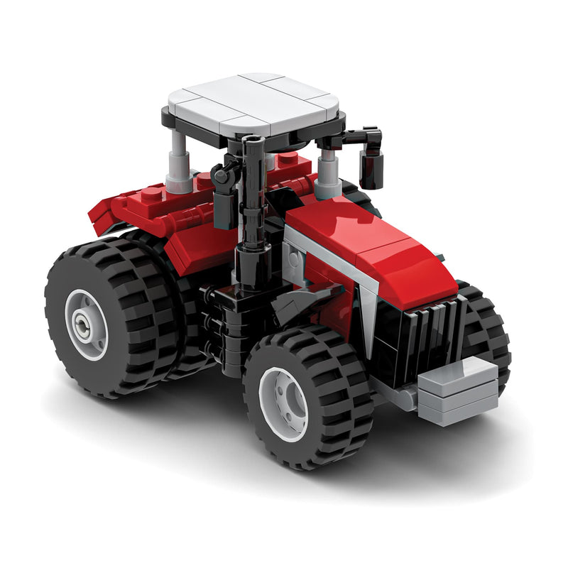 Massey Ferguson 8S Tractor Farming Building Set, BrickAg Microfarm Series 163 Pieces