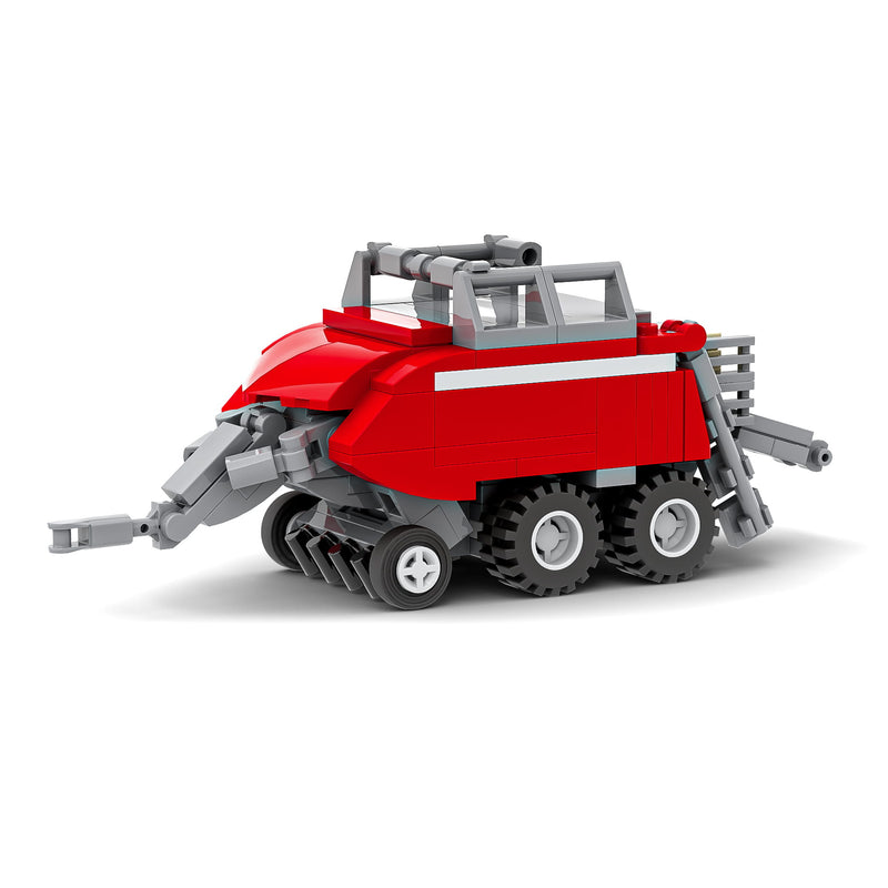Massey Ferguson LB2200 Large Square Baler Farming Building Set, BrickAg Microfarm Series 159 Pieces