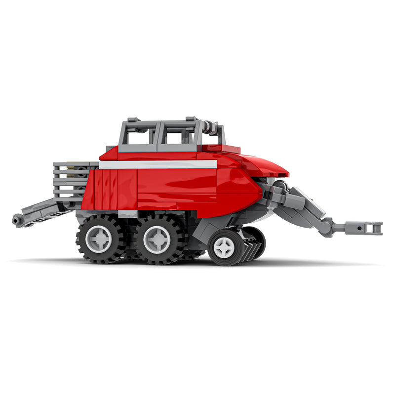 Massey Ferguson LB2200 Large Square Baler Farming Building Set, BrickAg Microfarm Series 159 Pieces