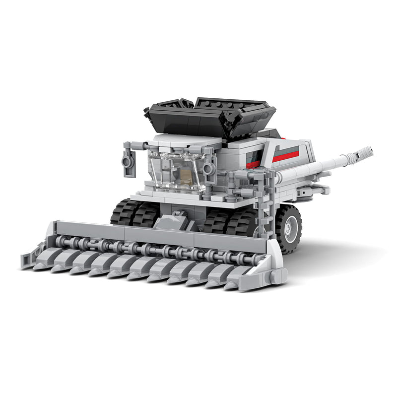 Gleaner T71 Combine Farming Building Set, BrickAg Microfarm Series 684 Pieces
