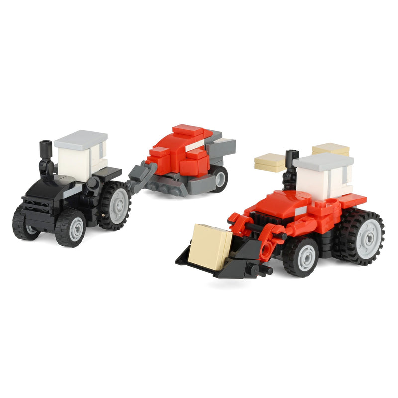 AGCO Massey Ferguson 12 Days of Brick Farming Building Block Advent Set by Brick Ag, 1,086 Pieces