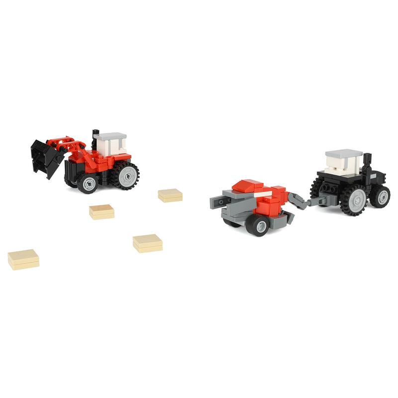 AGCO Massey Ferguson 12 Days of Brick Farming Building Block Advent Set by Brick Ag, 1,086 Pieces