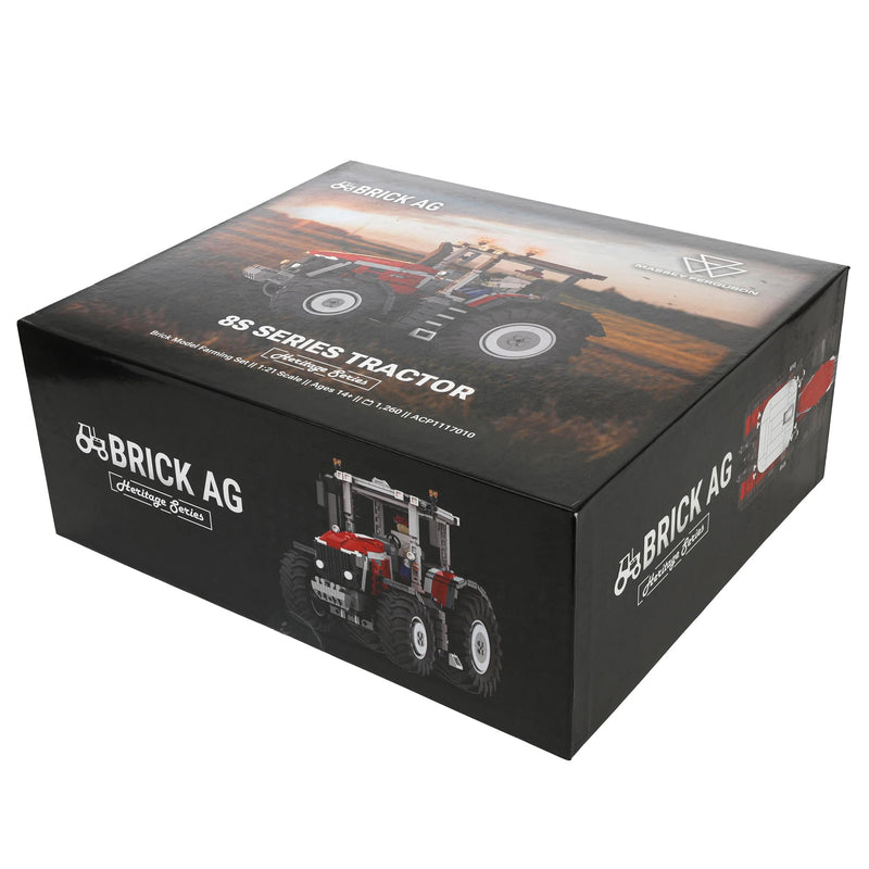 Massey Ferguson 8S Tractor Farming Building Set, BrickAg Heritage Series 1,234 Pieces
