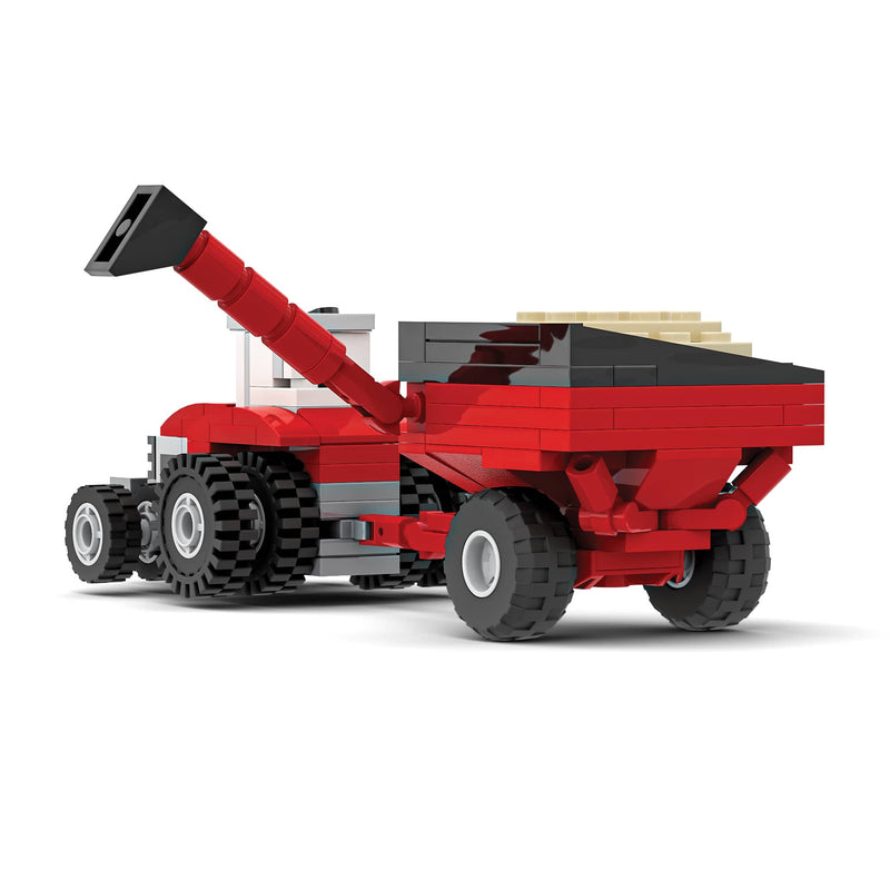 Massey Ferguson & Gleaner Harvesting Building Block Set, BrickAg Nanofarm Series, 404 Pieces