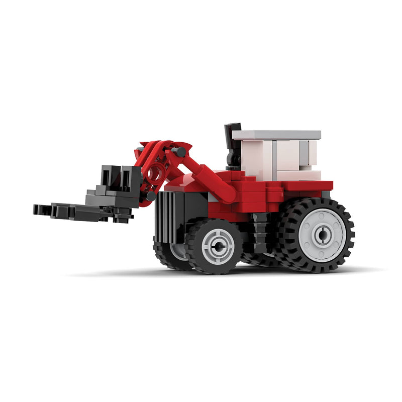 Massey Ferguson Delivery Set Building Block Set, BrickAg Nanofarm Series, 414 Pieces