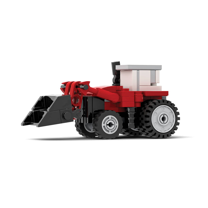 Massey Ferguson Delivery Set Building Block Set, BrickAg Nanofarm Series, 414 Pieces