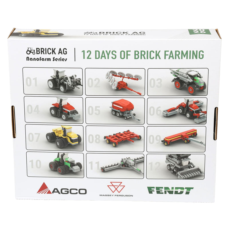 2026 AGCO 12 Days of Brick Farming Building Set, BrickAg Nanofarm Series 1,579 Pieces