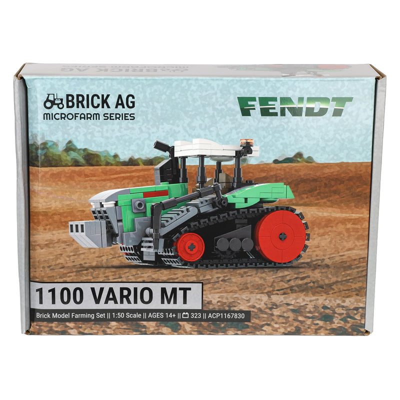 Fendt 1100 Vario MT Tractor Farming Building Set, BrickAg Microfarm Series 323 Pieces