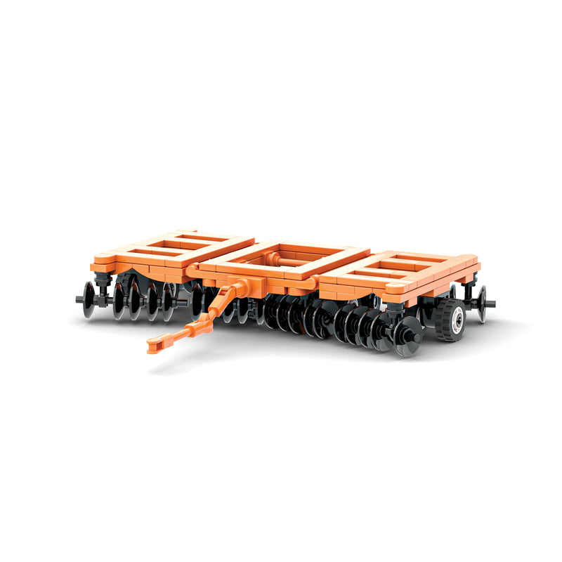 Allis-Chalmers 4W-305 Tractor & Disk Farming Building Set, BrickAg Microfarm Series 368 Pieces