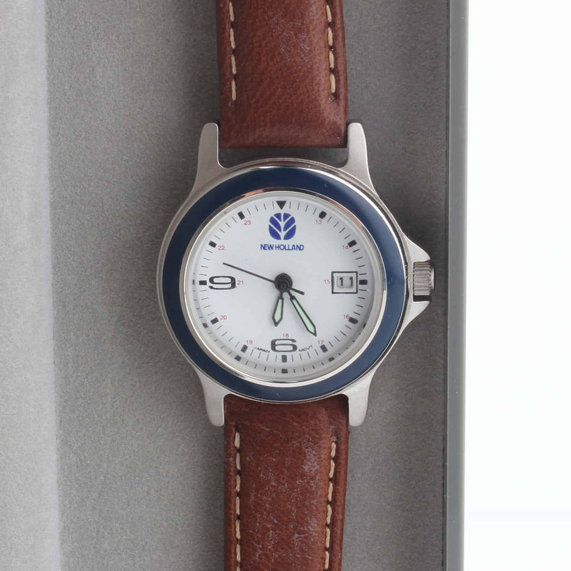 New Holland Watch with Leather Band by Alcraft