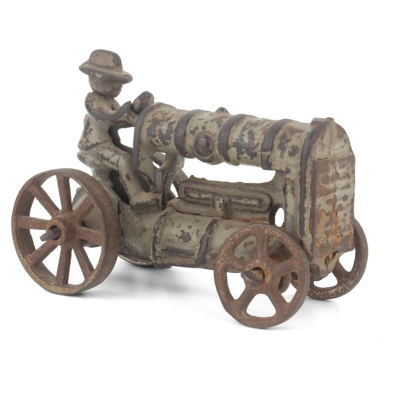Antique 1930's Fordson Cast Iron Tractor with Driver by Arcade