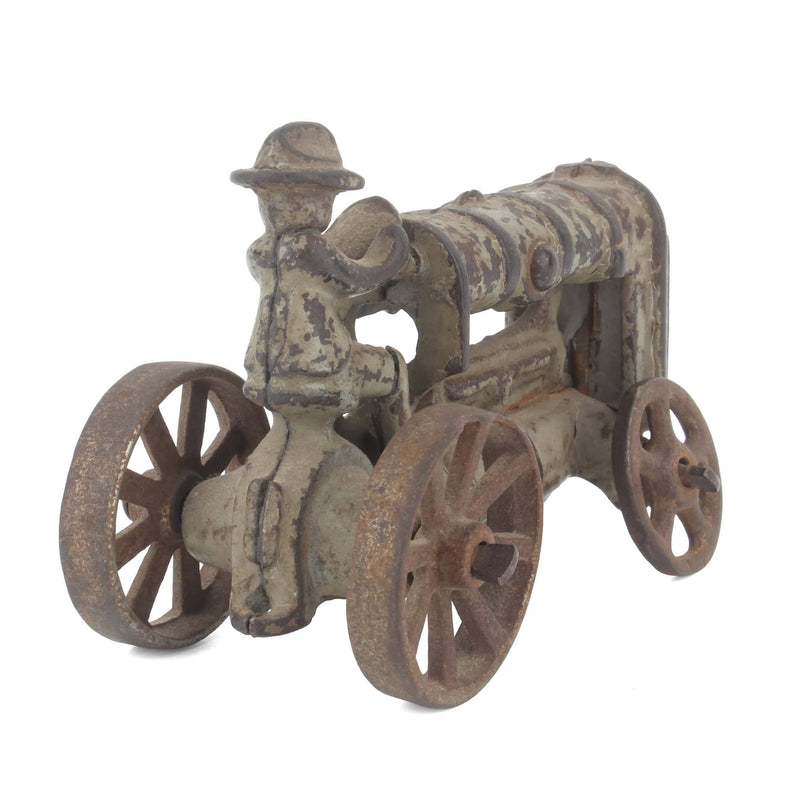Antique 1930's Fordson Cast Iron Tractor with Driver by Arcade