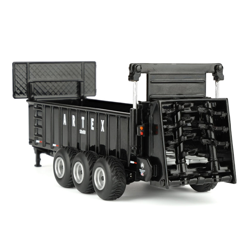 1/64 Black Artex SBX800 Manure Spreader with Triple Axle by SpecCast