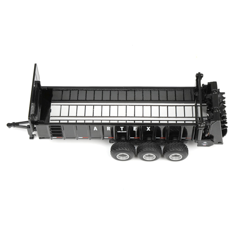 1/64 Black Artex SBX800 Manure Spreader with Triple Axle by SpecCast