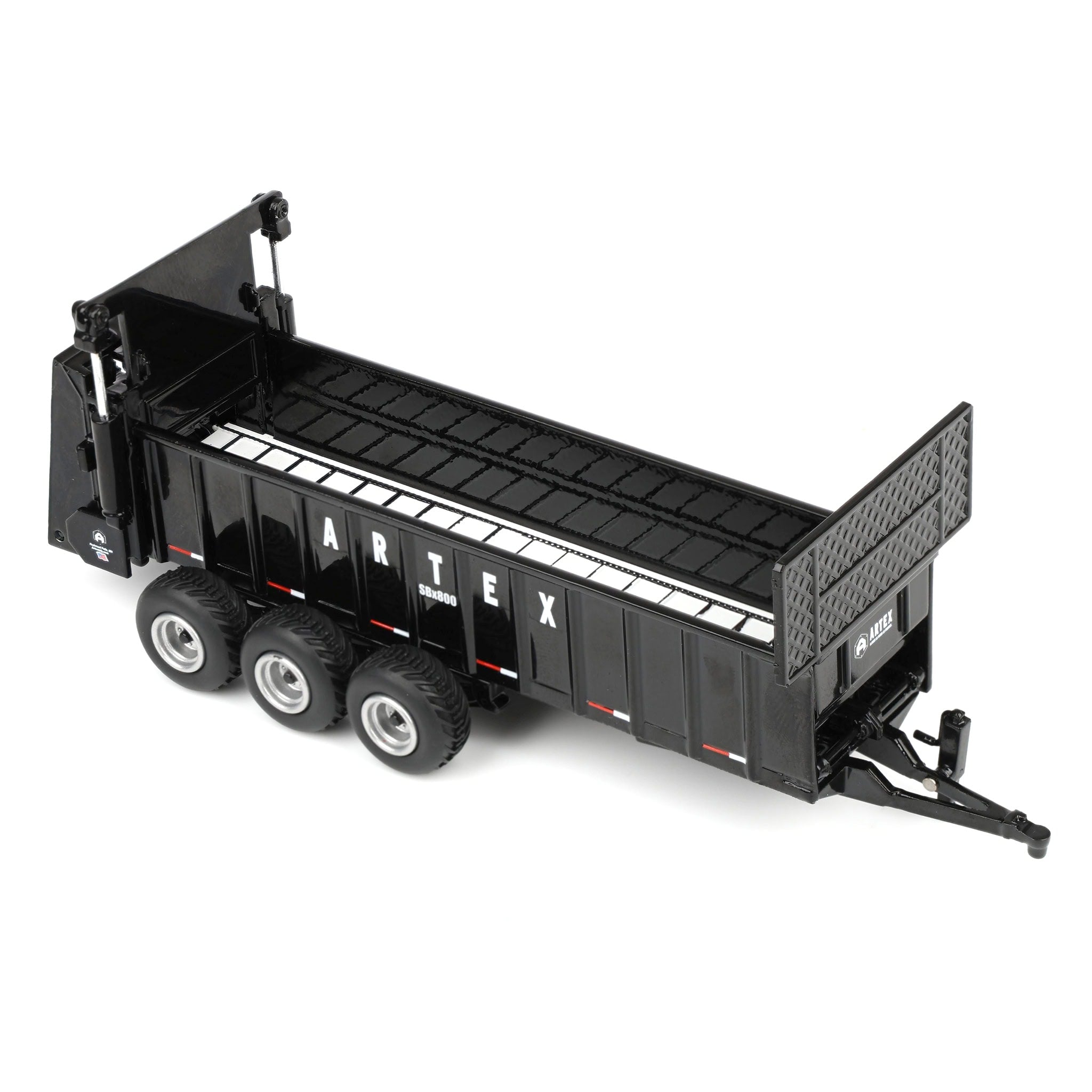 1/64 Black Artex SBX800 Manure Spreader with Triple Axle by SpecCast ...