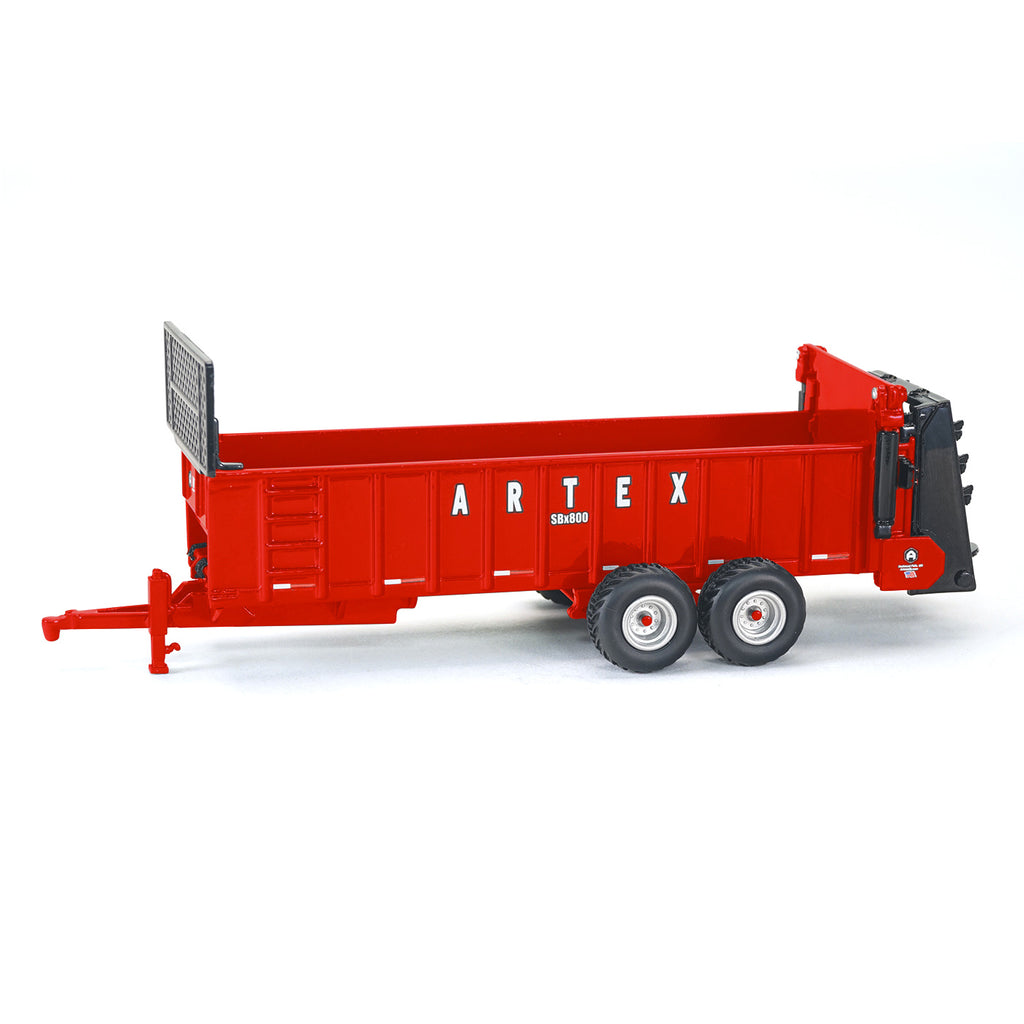 1/64 Red Artex SBX800 Manure Spreader with Dual Axle by SpecCast