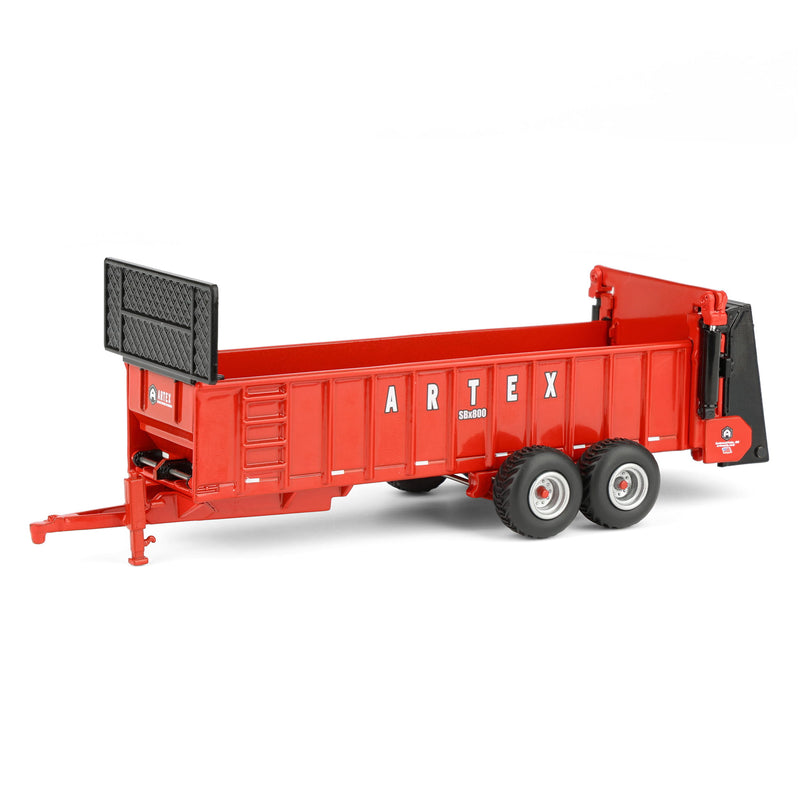 1/64 Red Artex SBX800 Manure Spreader with Dual Axle by SpecCast