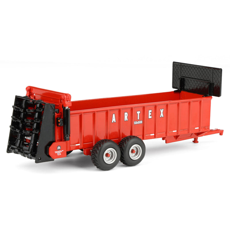 1/64 Red Artex SBX800 Manure Spreader with Dual Axle by SpecCast