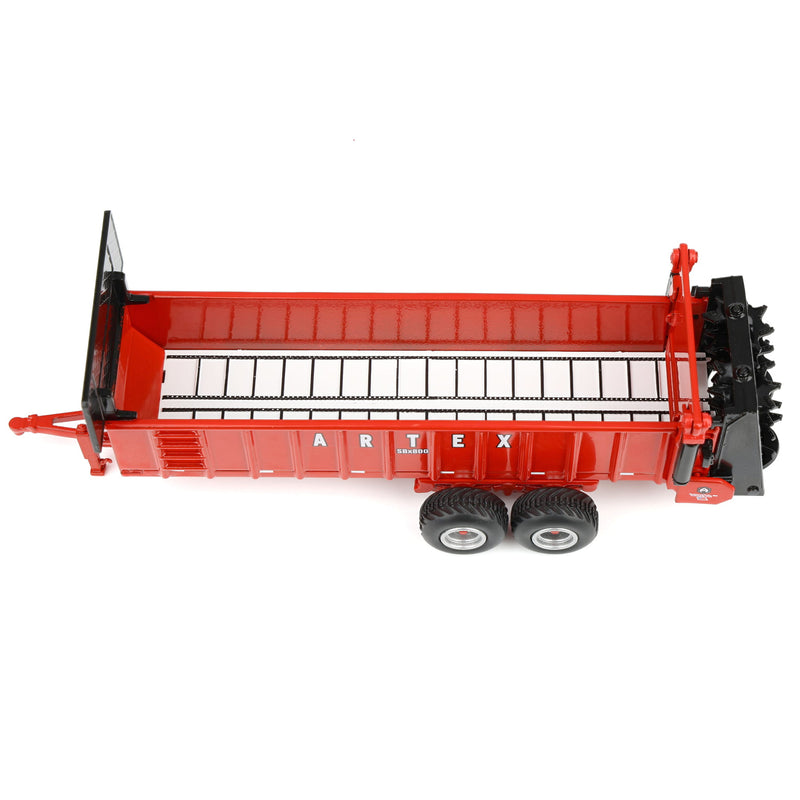 1/64 Red Artex SBX800 Manure Spreader with Dual Axle by SpecCast