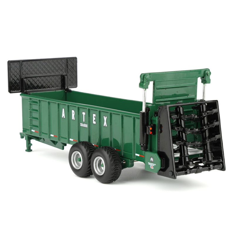 1/64 Green Artex SBX800 Manure Spreader with Dual Axle by SpecCast