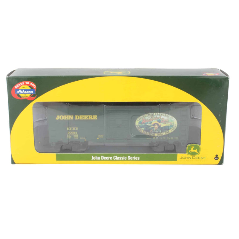 1/87 HO Scale John Deere 40' Boxcar 20984 by Athearn
