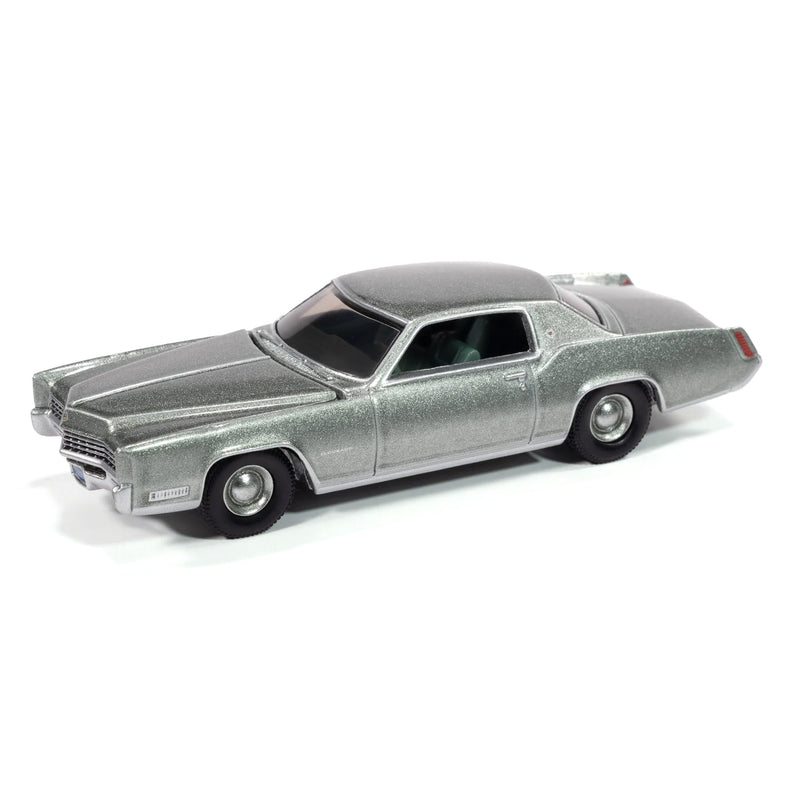 1/64 1967 Cadillac Eldorado, Light Green Crystal Firemist Metallic, Auto World