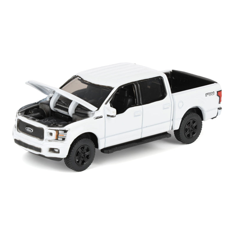 1/64 2020 Ford F-150 Pickup Truck, Oxford White, Auto World