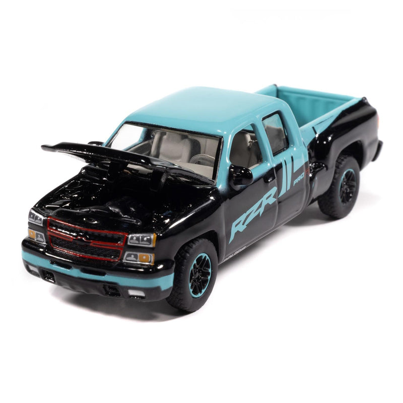1/64 2006 Chevrolet Silverado Extended Cab Pickup Truck with Polaris Decoration by Big Country