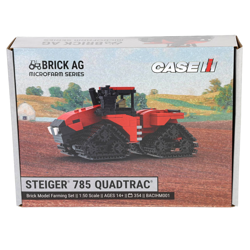 Case IH Steiger 785 Quadtrac Tractor Farming Building Set, BrickAg Microfarm Series 354 Pieces