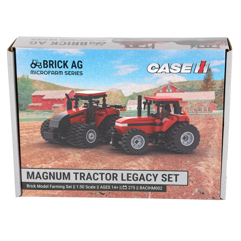 Case IH Magnum Series Tractors Farming Building Set, BrickAg Microfarm Series 275 Pieces