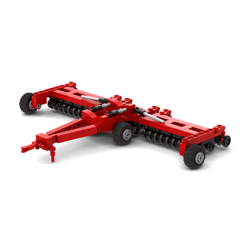 Case IH Early Speed-Tiller High-Speed Disk Farming Building Set, BrickAg Microfarm Series 246 Pieces